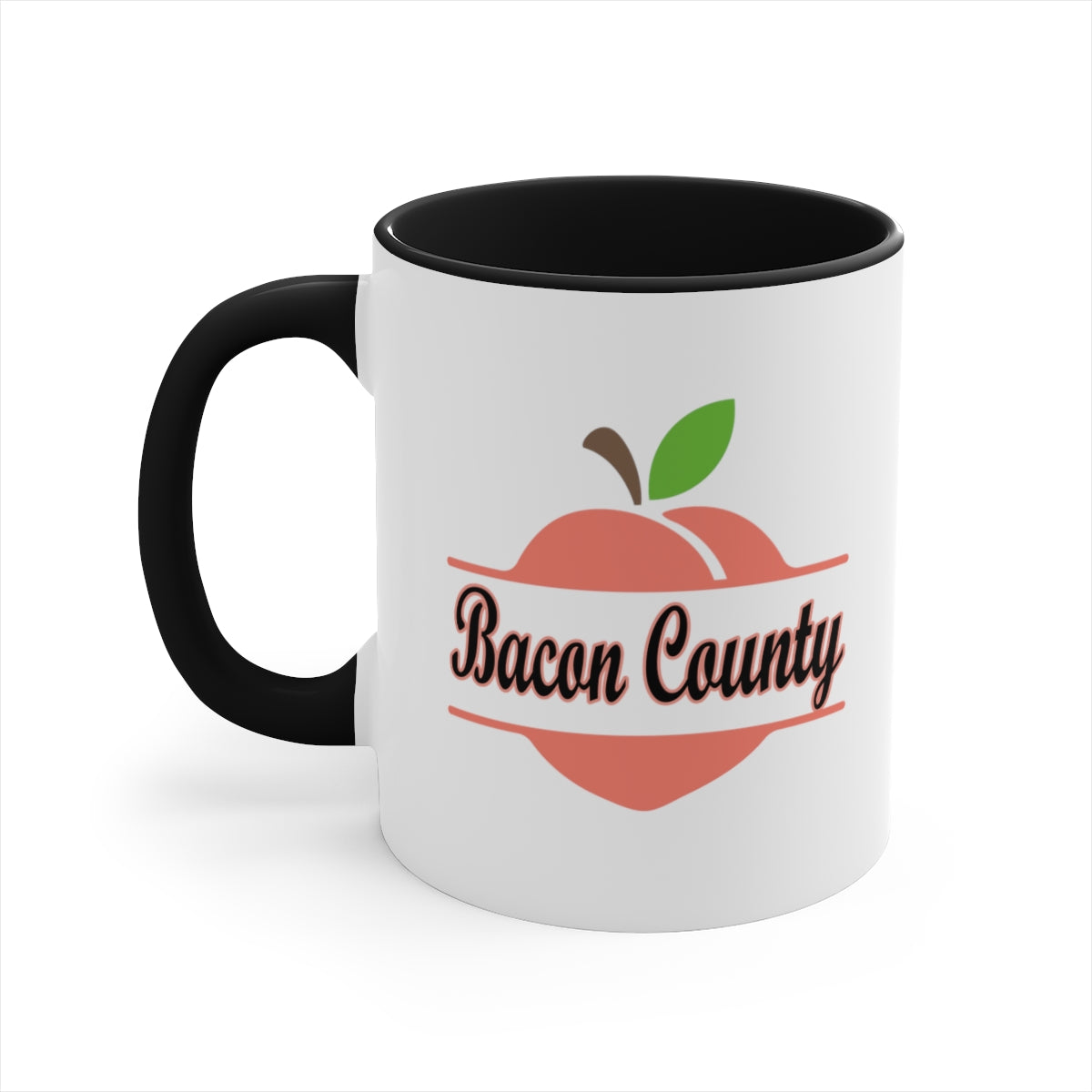 Bacon County Georgia Accent Coffee Mug, 11oz