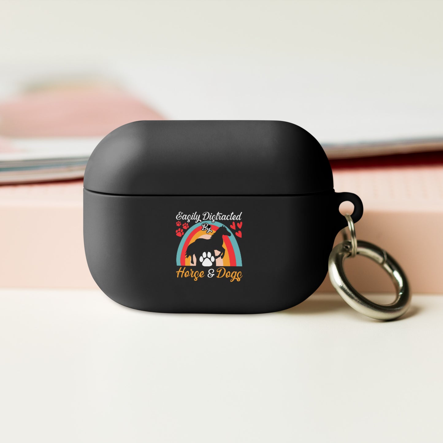 Easily Distracted by Horse and Dogs AirPods case