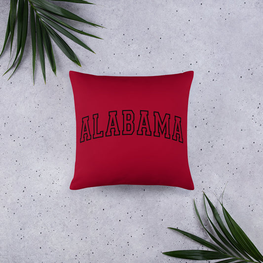 Alabama Varsity Letter Throw Pillow