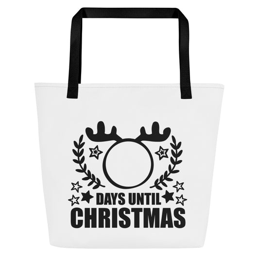 Days Until Christmas Tote Bag - Holiday 