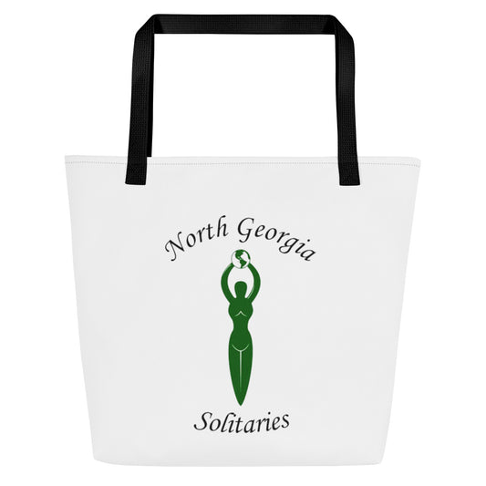 North Georgia Solitaries Large Tote Bag