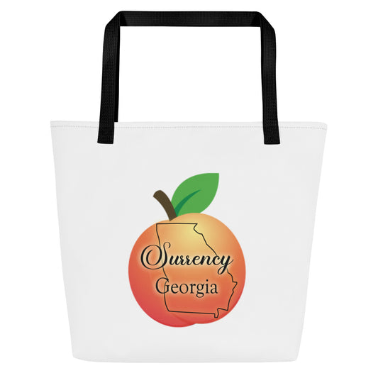 Surrency Georgia All-Over Print Large Tote Bag