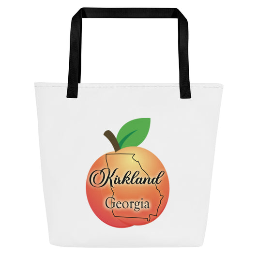 Kirkland Georgia All-Over Print Large Tote Bag