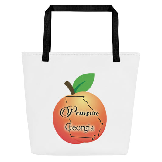 Pearson Georgia All-Over Print Large Tote Bag