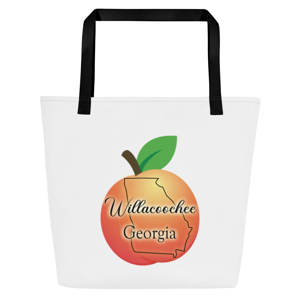 Willacoochee Georgia Large Tote Bag