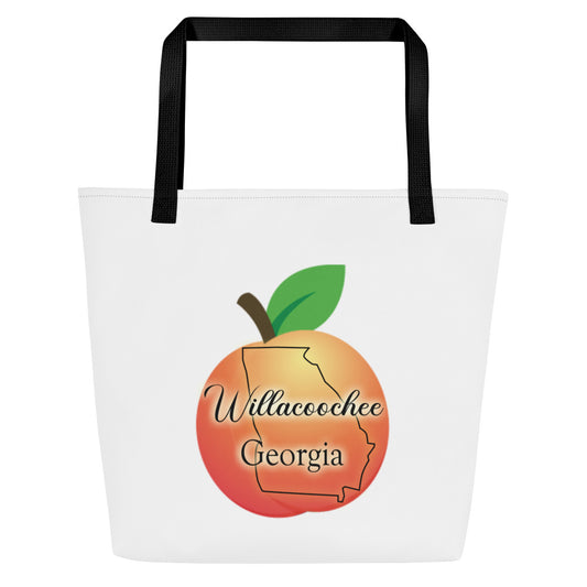 Willacoochee Georgia Large Tote Bag