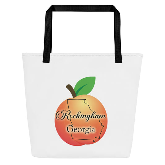 Rockingham Georgia All-Over Print Large Tote Bag