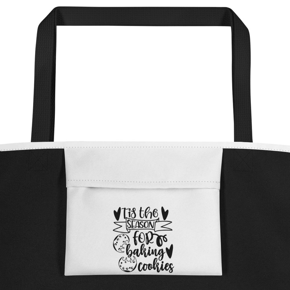 Tis the Season for Baking Cookies All-Over Print Large Tote Bag