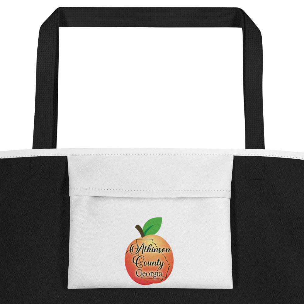 Atkinson County Georgia All-Over Print Large Tote Bag