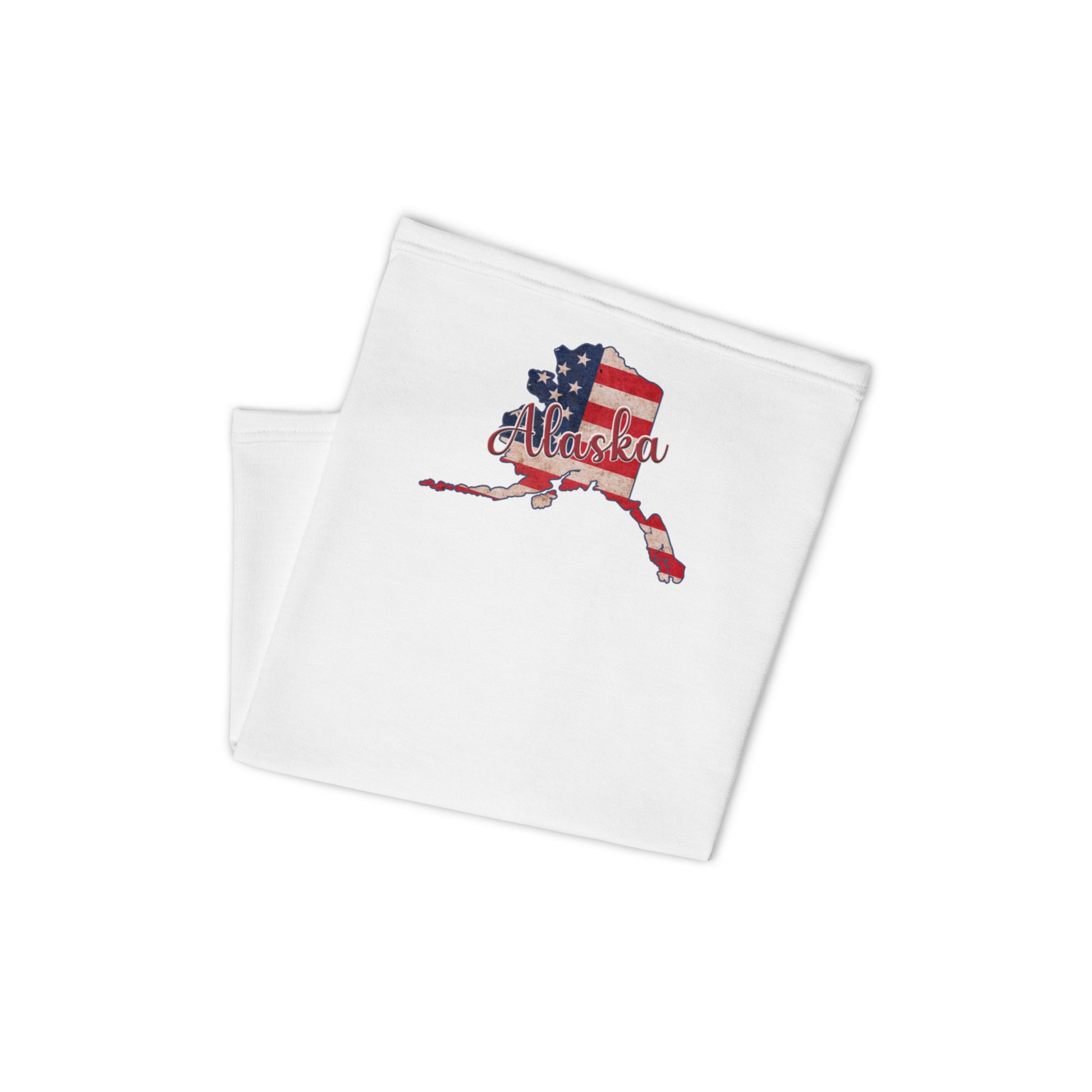 Alaska US Flag Neck Gaiter