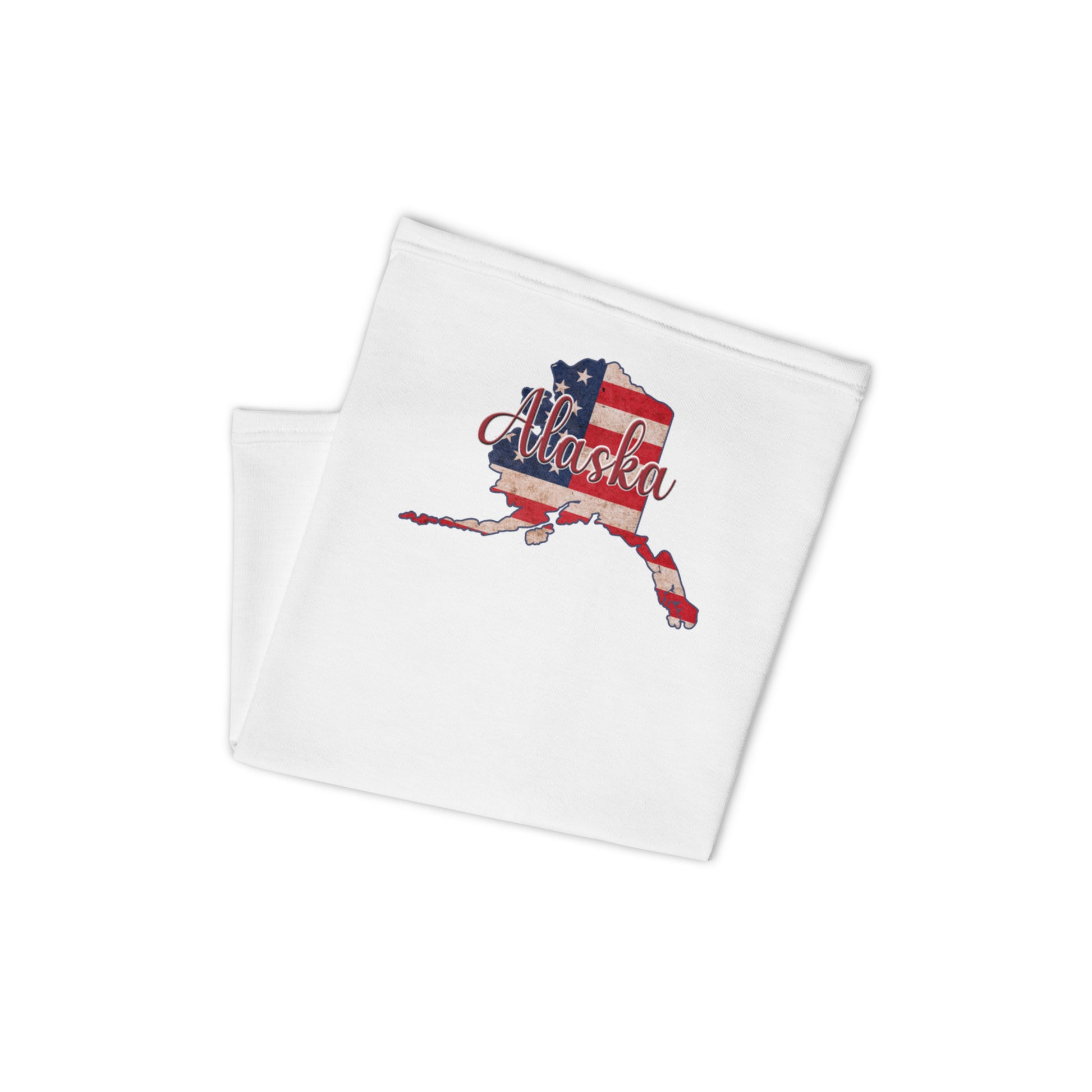 Alaska US Flag Neck Gaiter