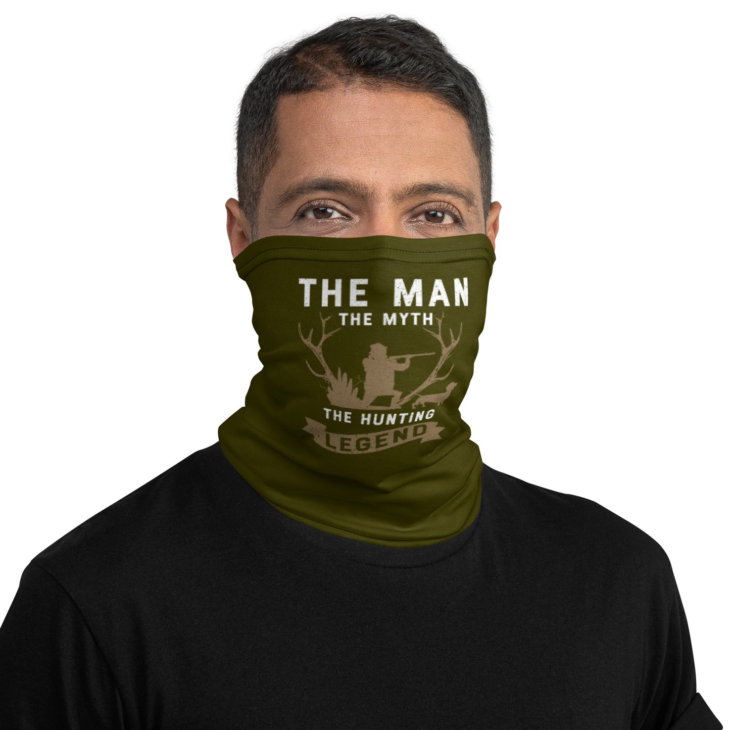 The Man The Myth The Hunting Legend Neck Gaiter