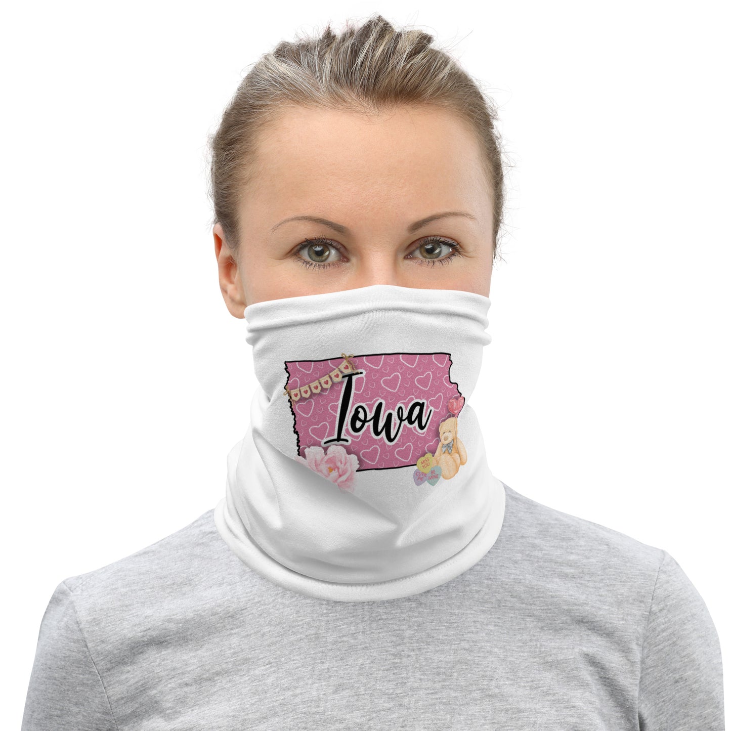 Iowa Valentine Neck Gaiter