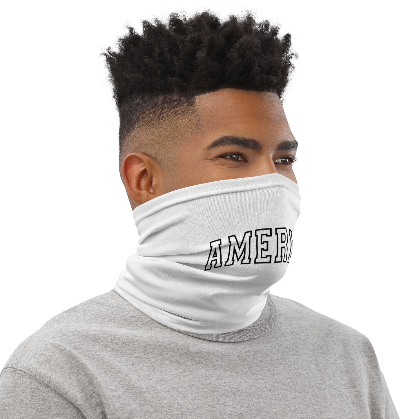 America Varsity Letters Neck Gaiter