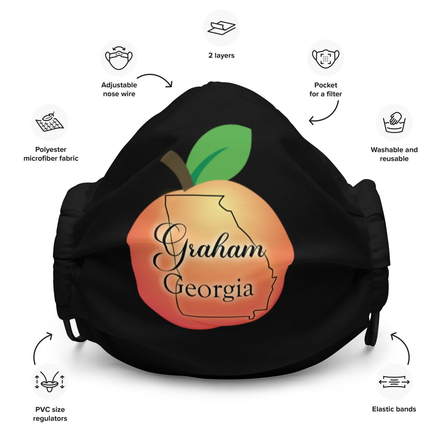 Graham Georgia Premium face mask