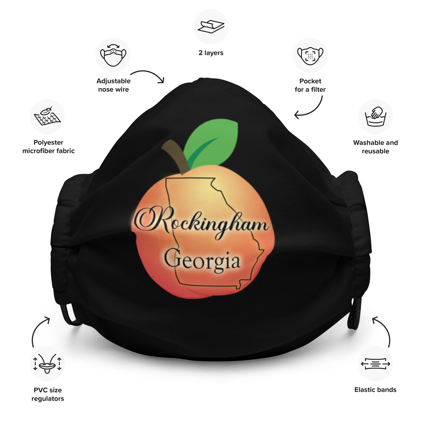 Rockingham Georgia Premium face mask