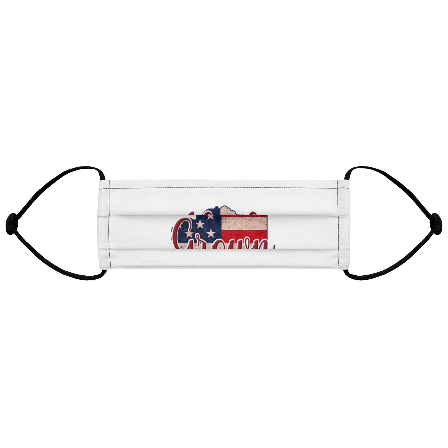 Alaska Grown US Flag Premium Face Mask