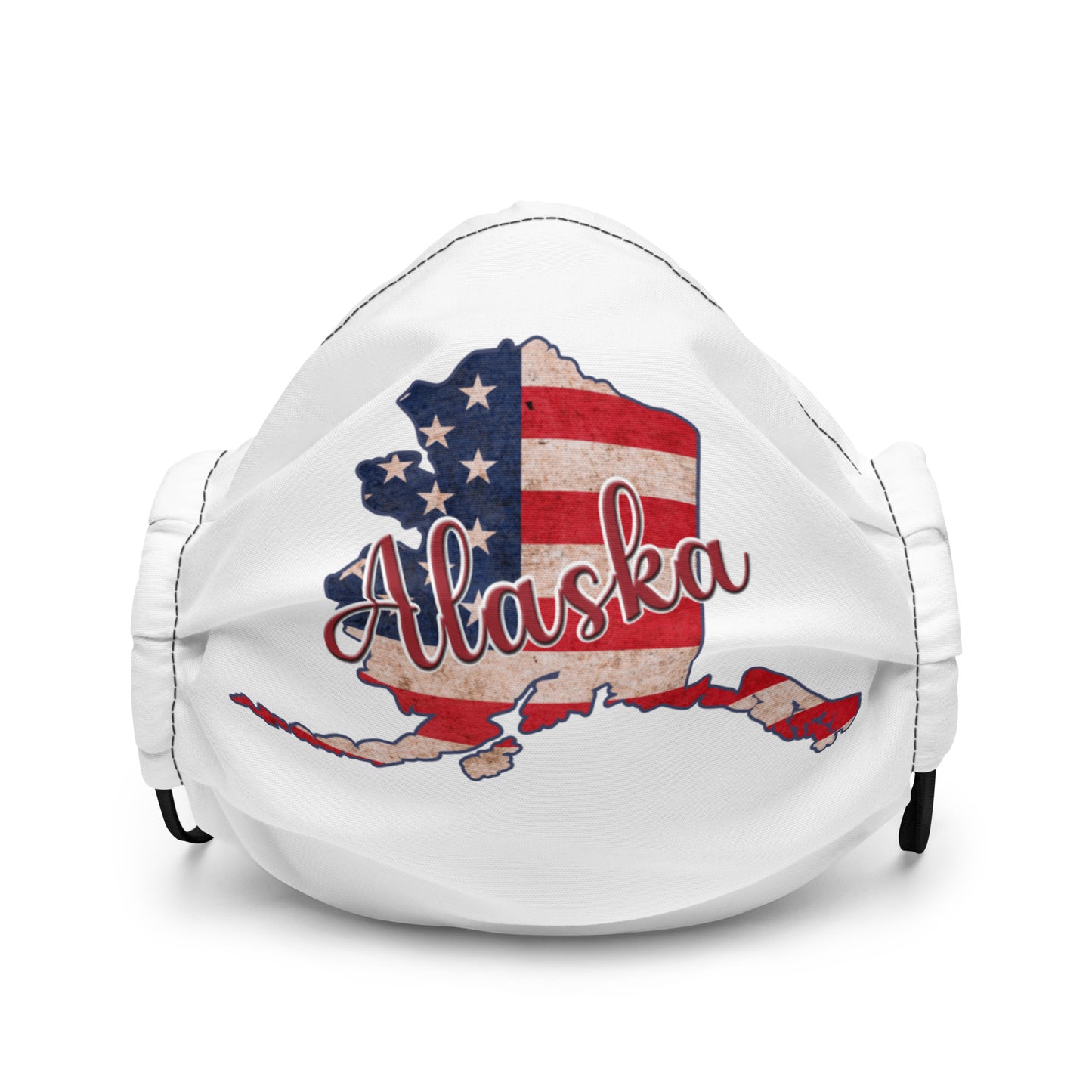 Alaska US Flag Premium Face Mask