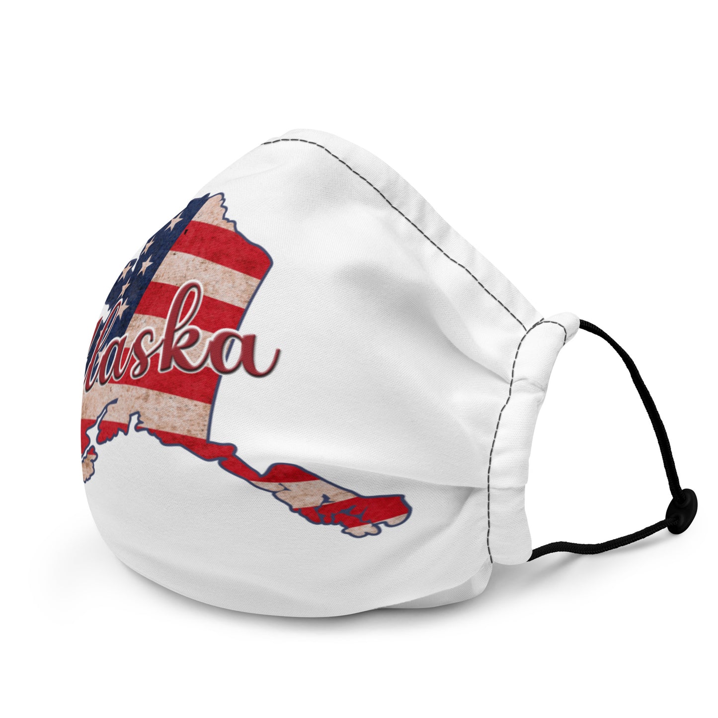 Alaska US Flag Premium Face Mask