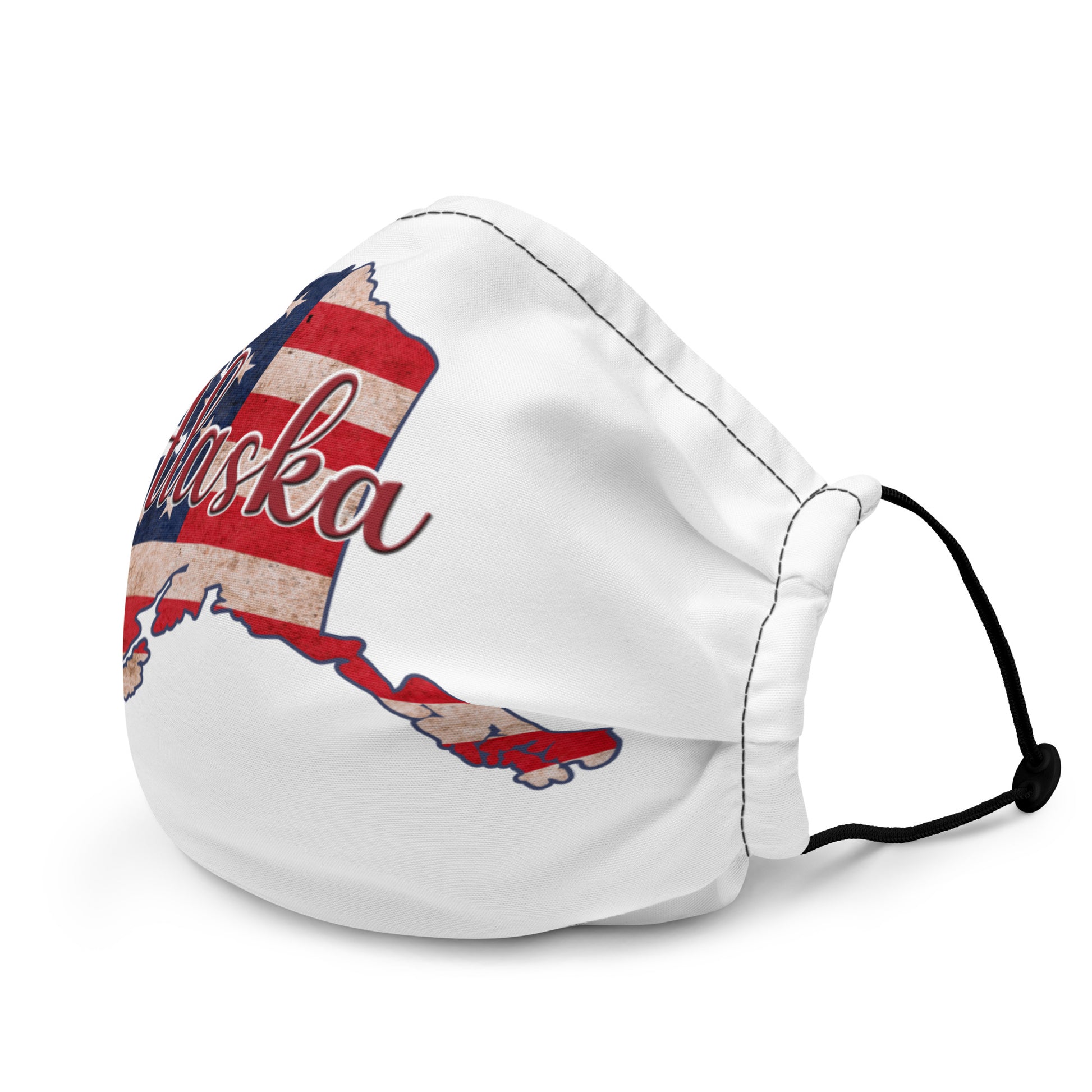 Alaska US Flag Premium Face Mask