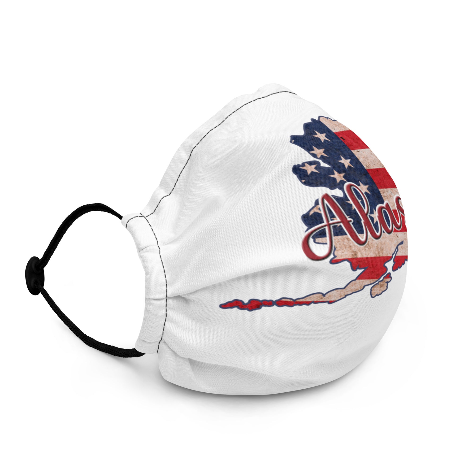 Alaska US Flag Premium Face Mask