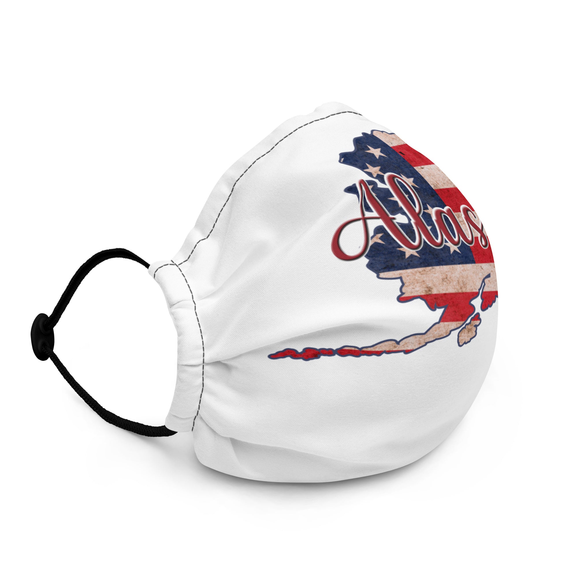 Alaska US Flag Premium Face Mask