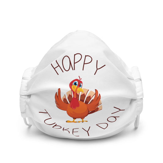 Happy Turkey Day Premium face mask