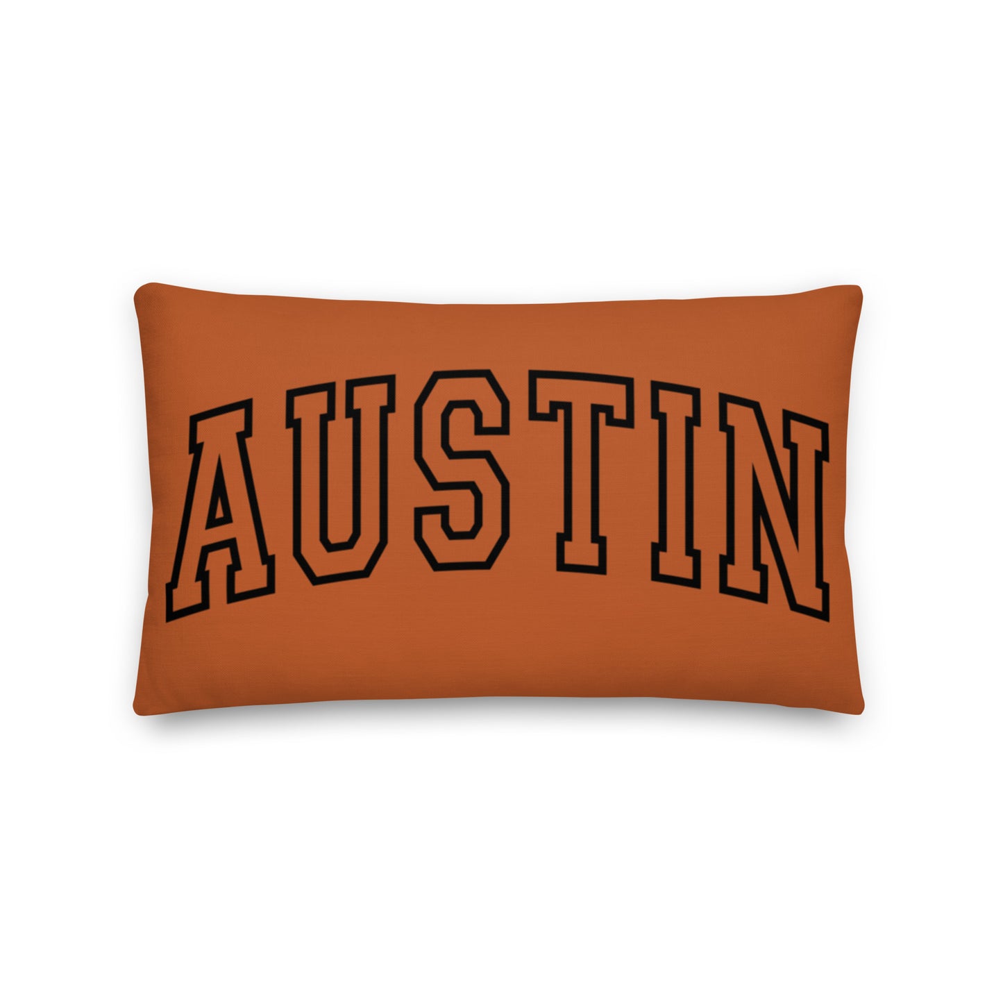 Austin Varsity Letter Throw Pillow