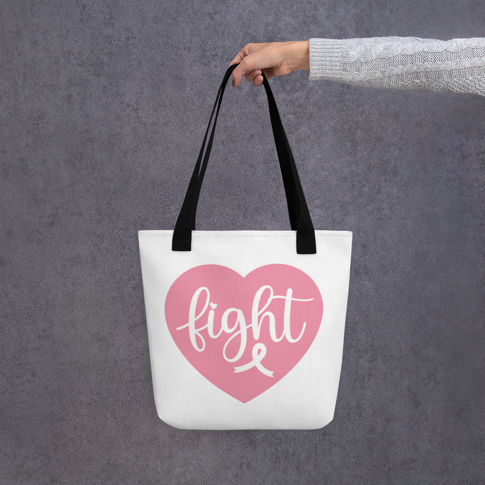 Fight Heart Tote bag