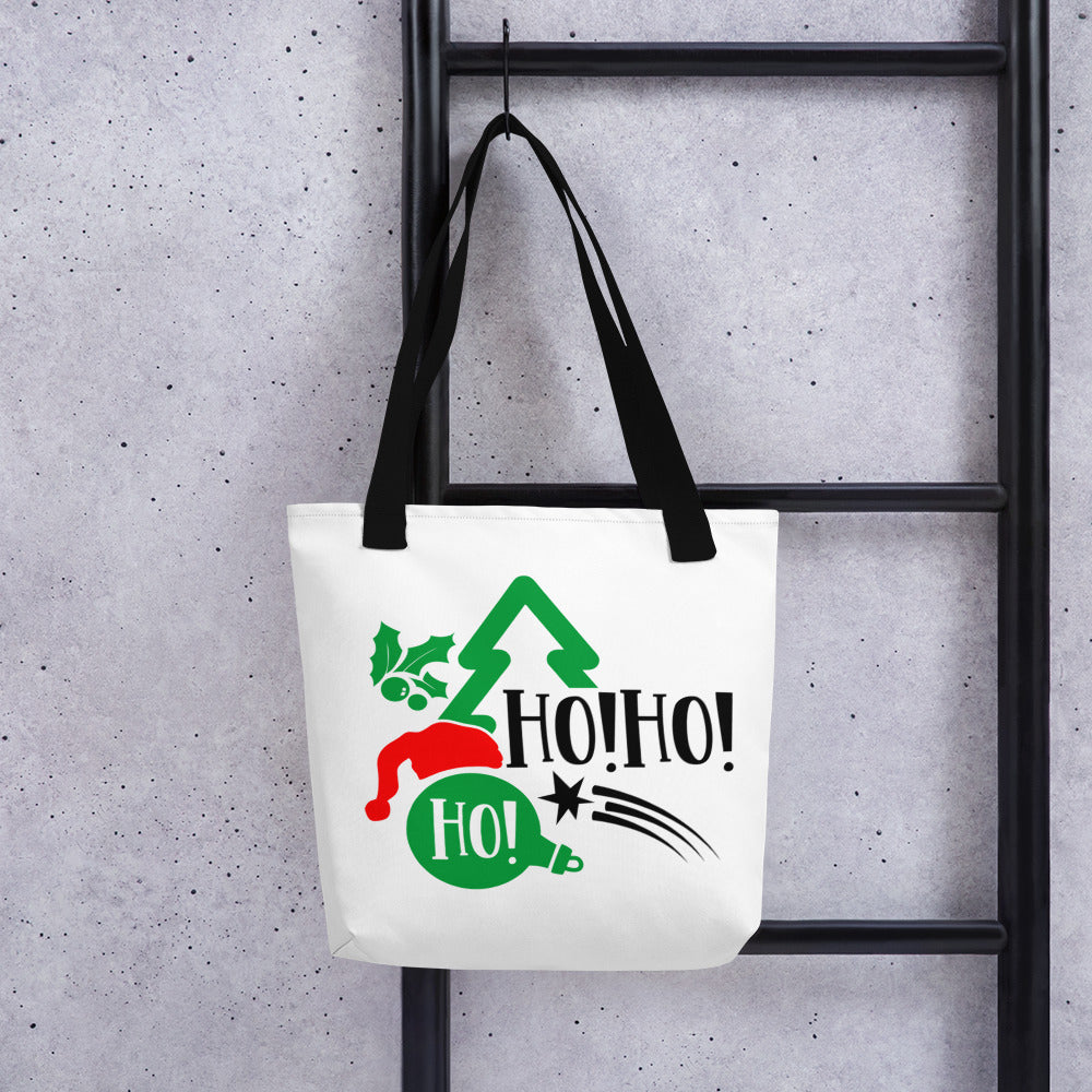 Ho Ho Ho Tote Bag - Christmas Holiday