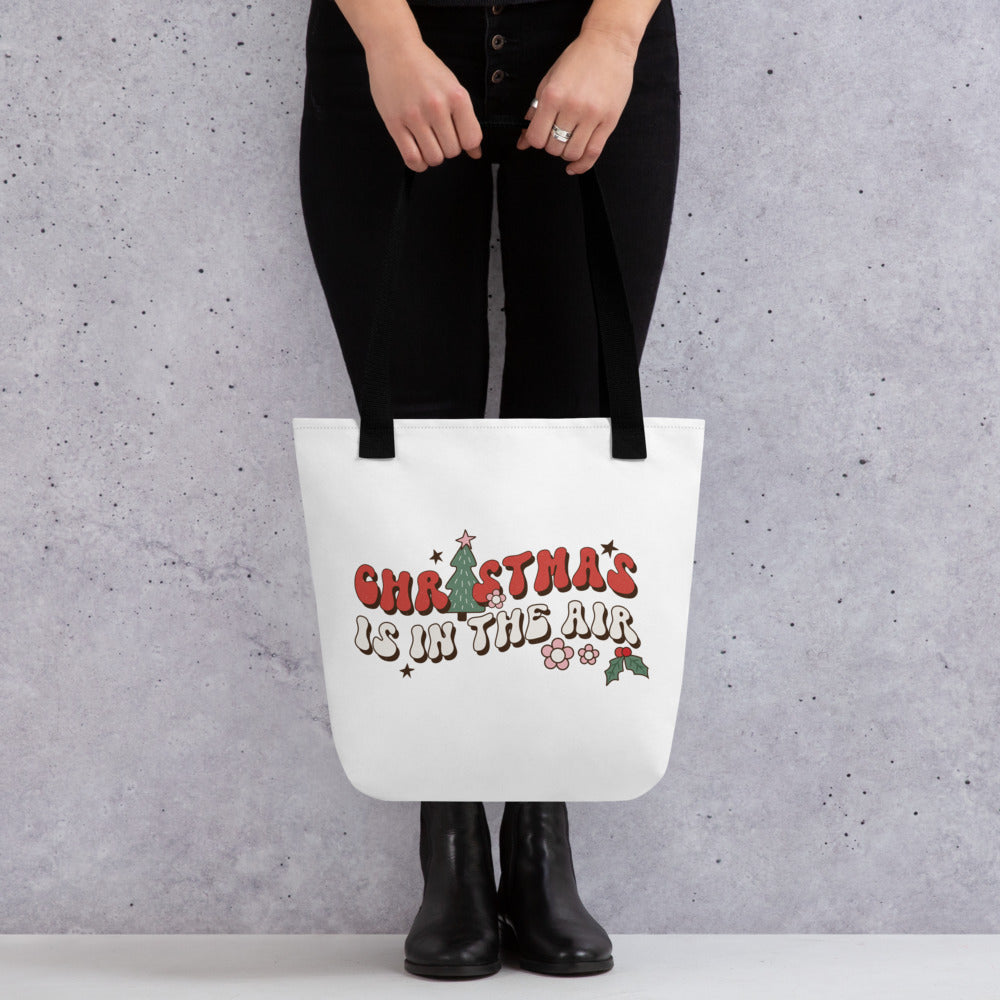 Christmas is in the Air Tote bag