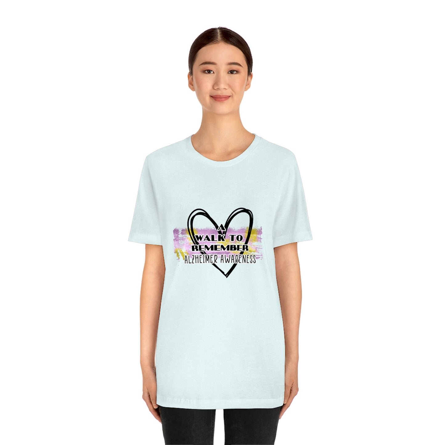 A Walk to Remember Alzheimer Awareness Unisex Jersey Short Sleeve Tee Tshirt T-shirt