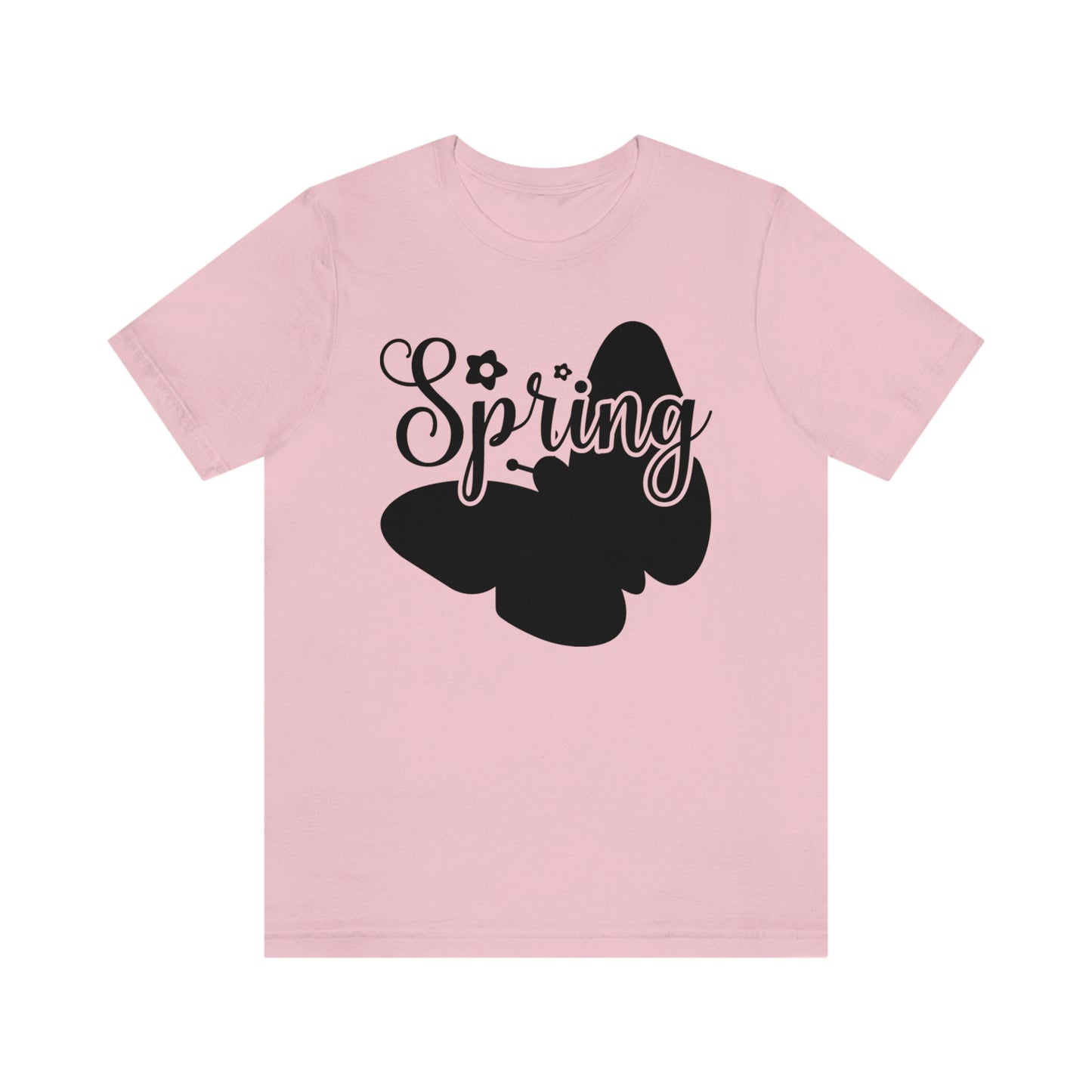 Butterfly Silhouette Spring Unisex Jersey Short Sleeve Tee