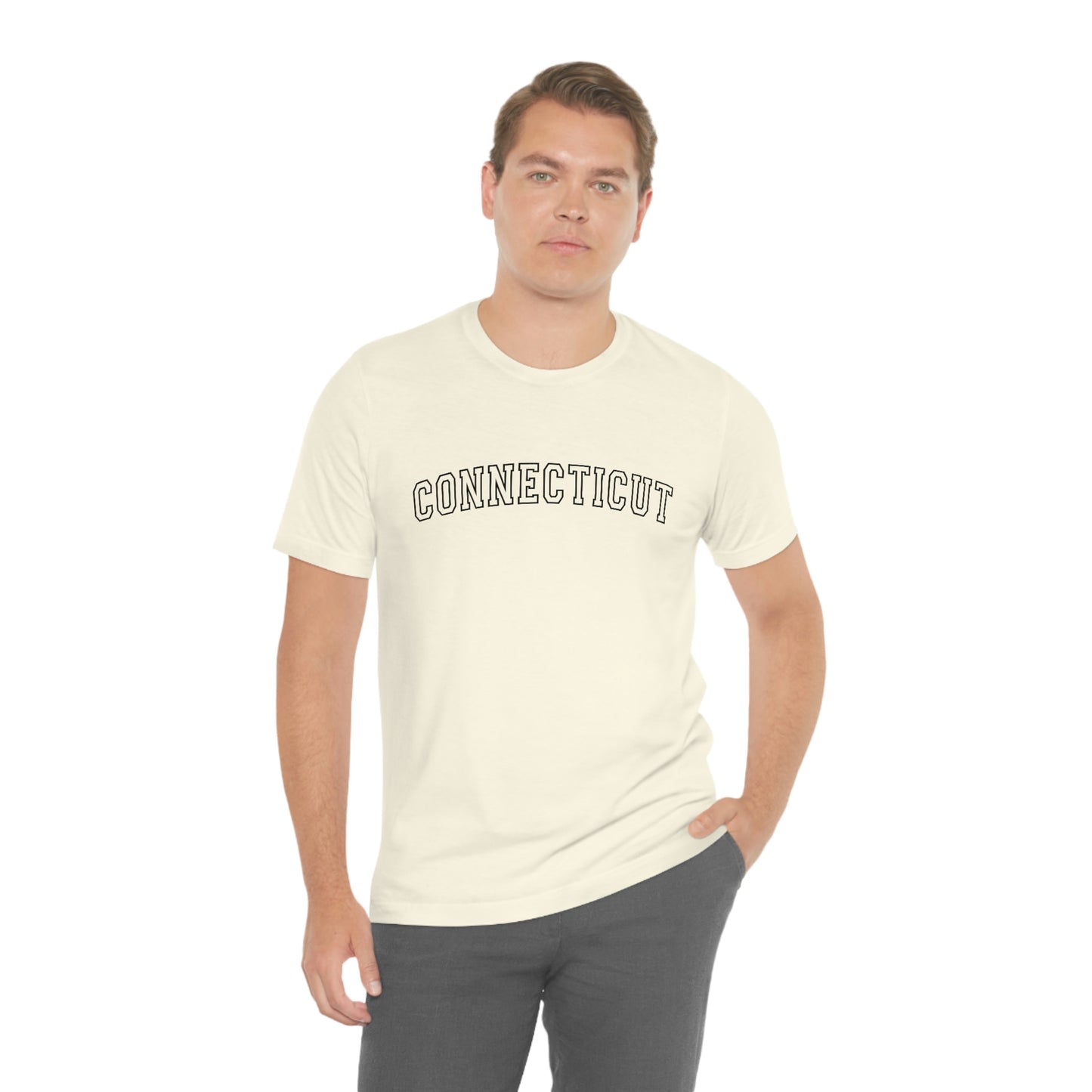 Connecticut Varsity Letters Arch Short Sleeve T-shirt