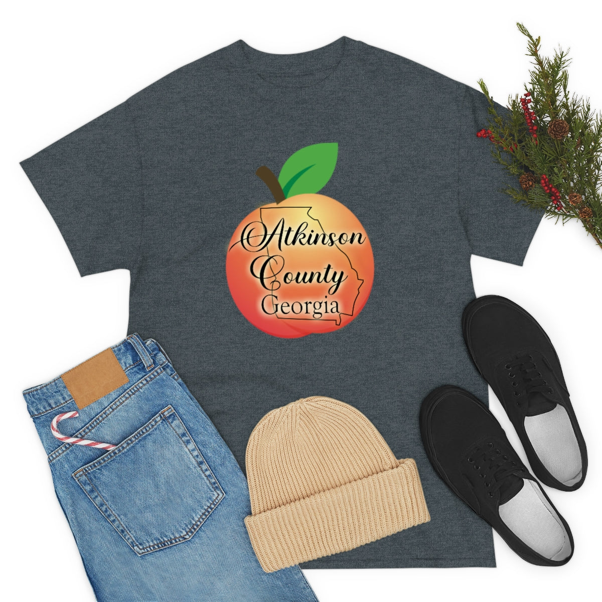 Atkinson County Georgia Unisex Heavy Cotton Tee