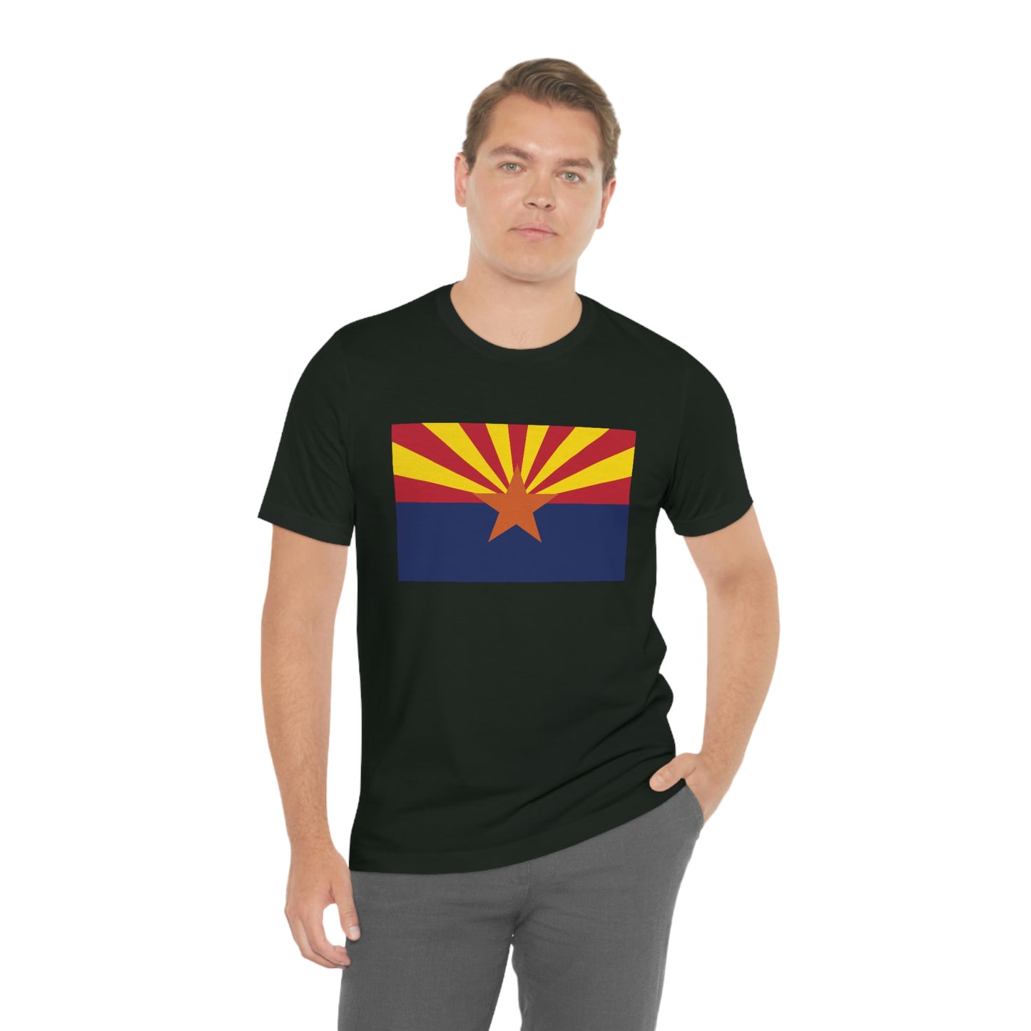 Arizona Flag Unisex Jersey Short Sleeve Tee Tshirt T-shirt