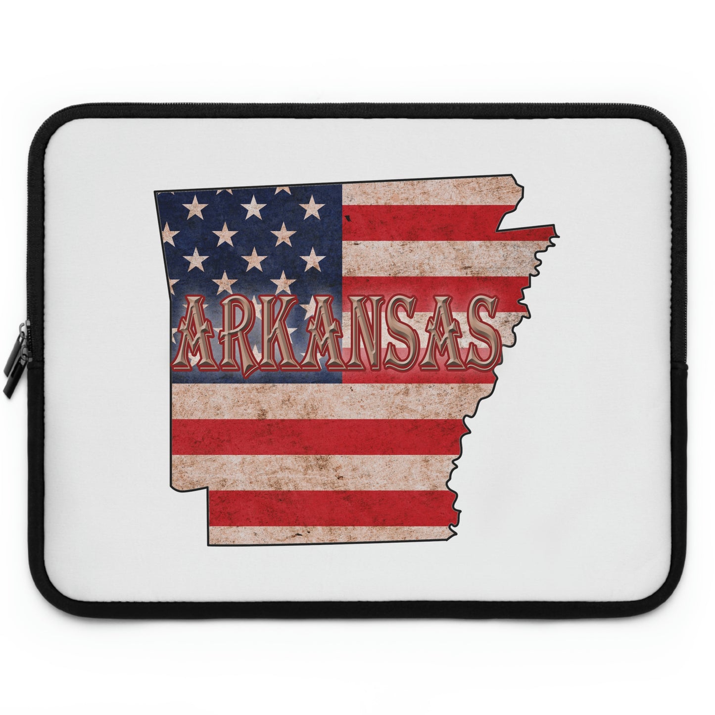 Arkansas US Flag Laptop Sleeve