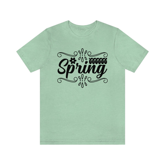 Spring with Frame Unisex Jersey Short Sleeve Tee
