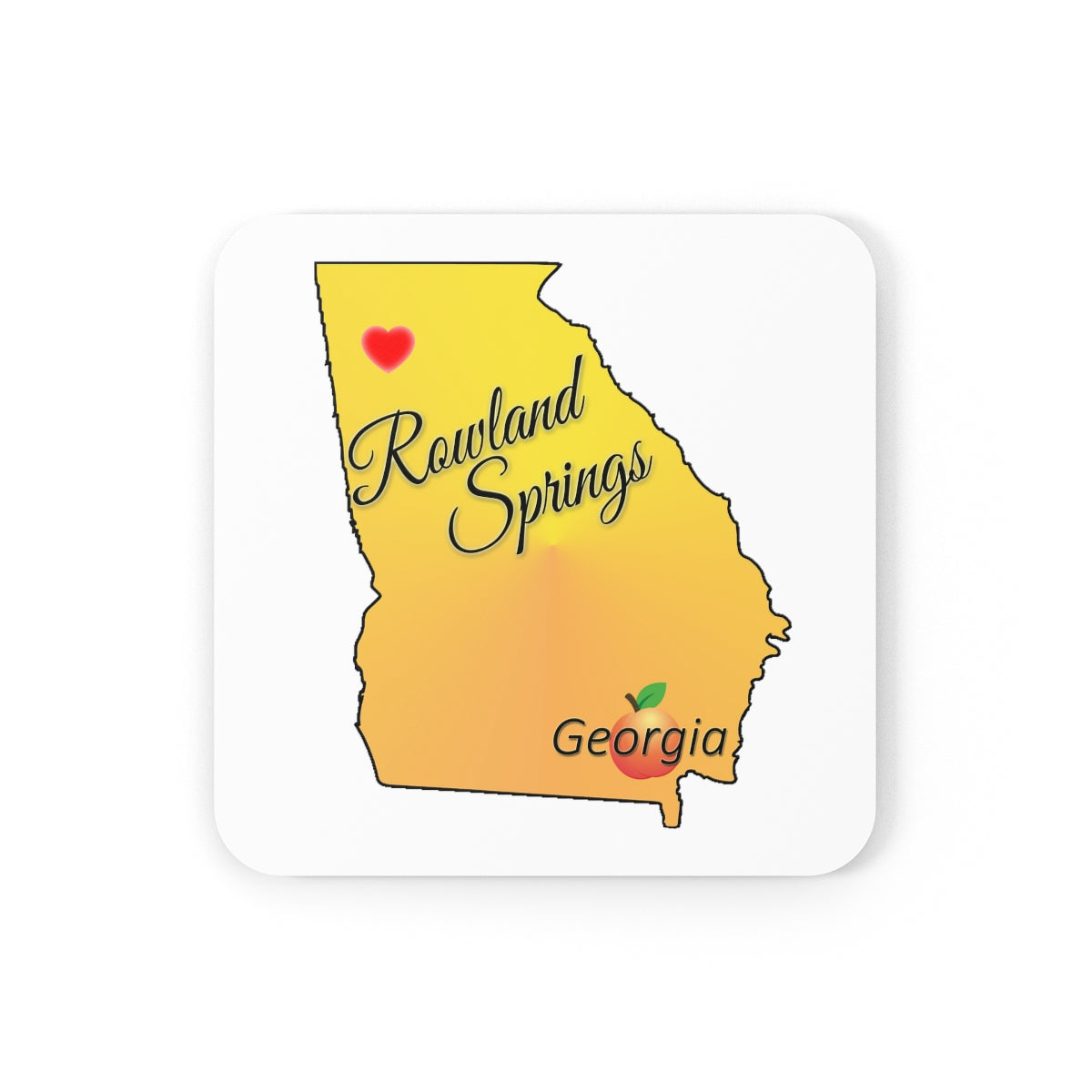 Rowland Springs Georgia Corkwood Coaster Set