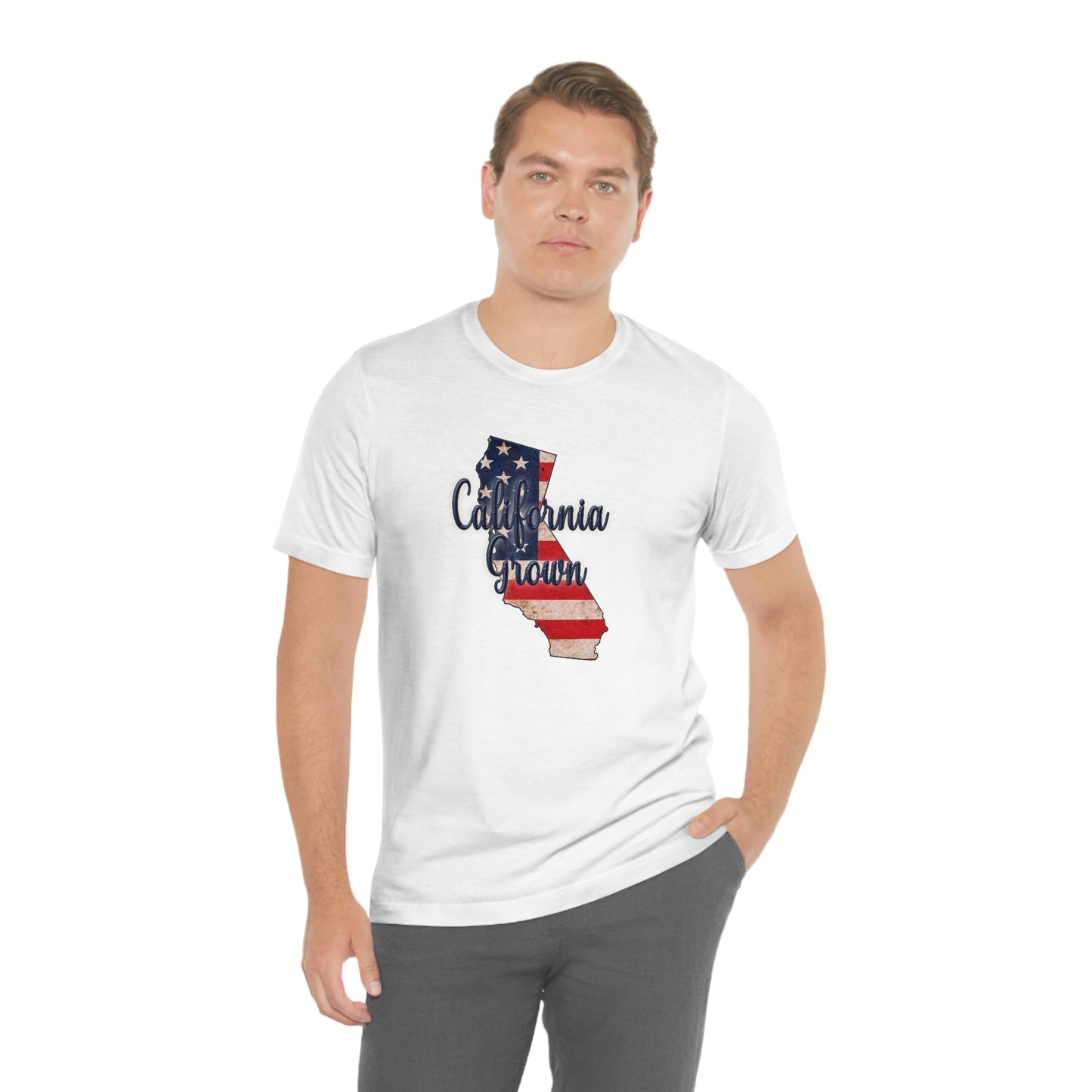 California US Flag Unisex Jersey Short Sleeve Tee Tshirt T-shirt