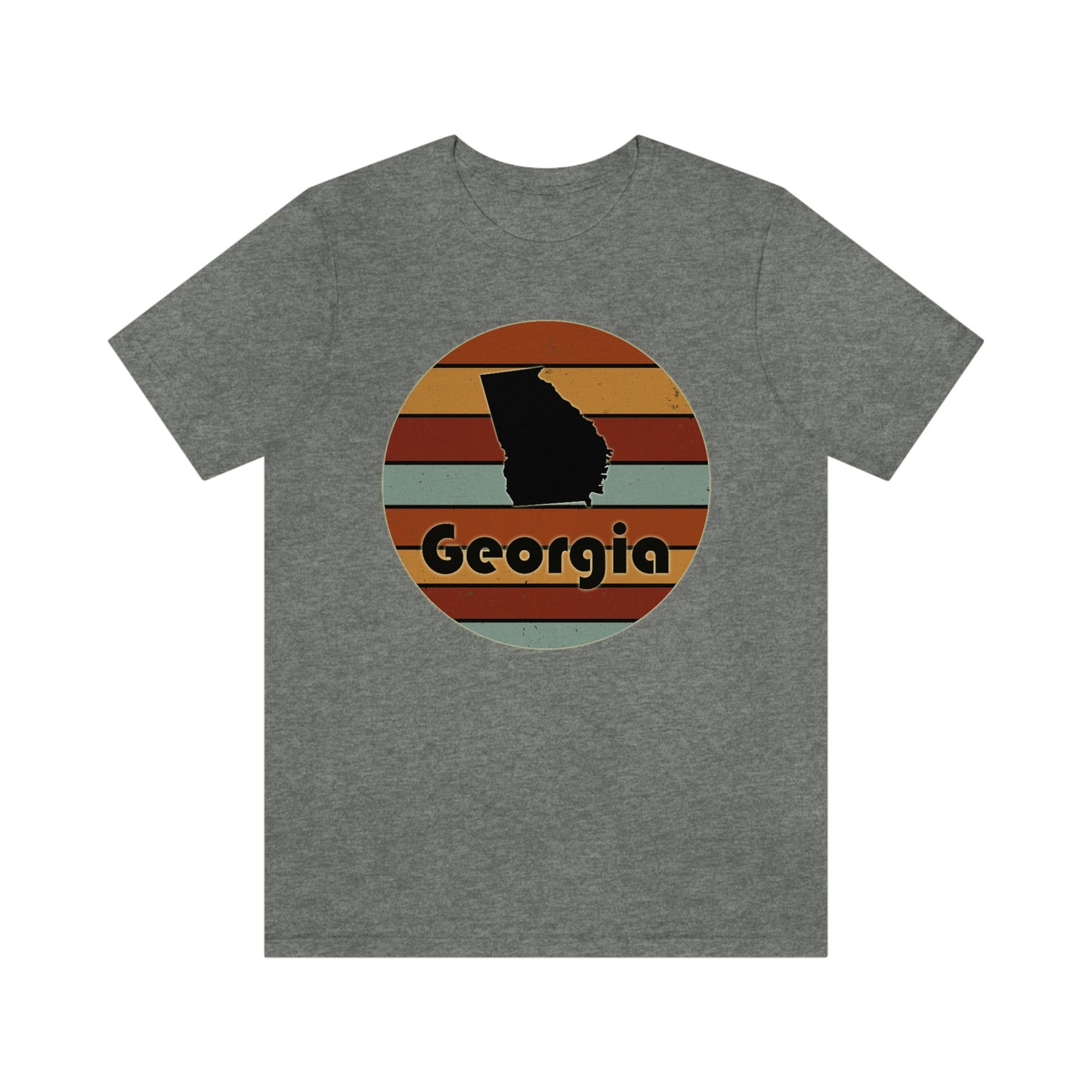 Georgia Retro Sunset Short Sleeve T-shirt