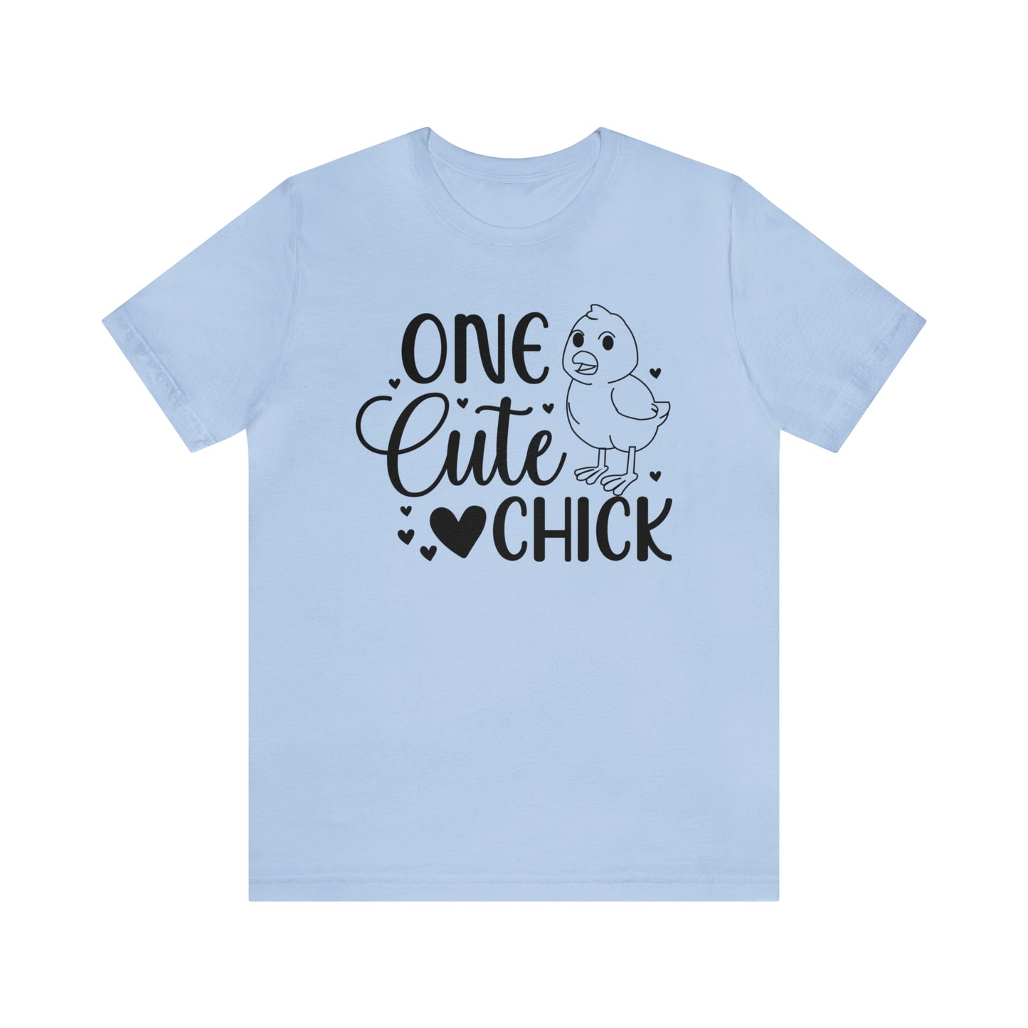 One Cute Chick Short Sleeve Chicken T-shirt