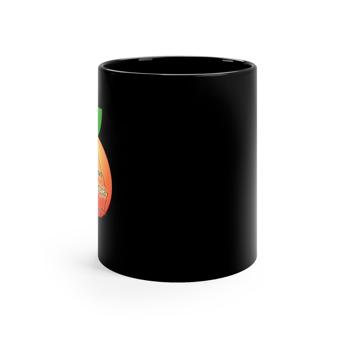 Funston Georgia 11oz Black Mug