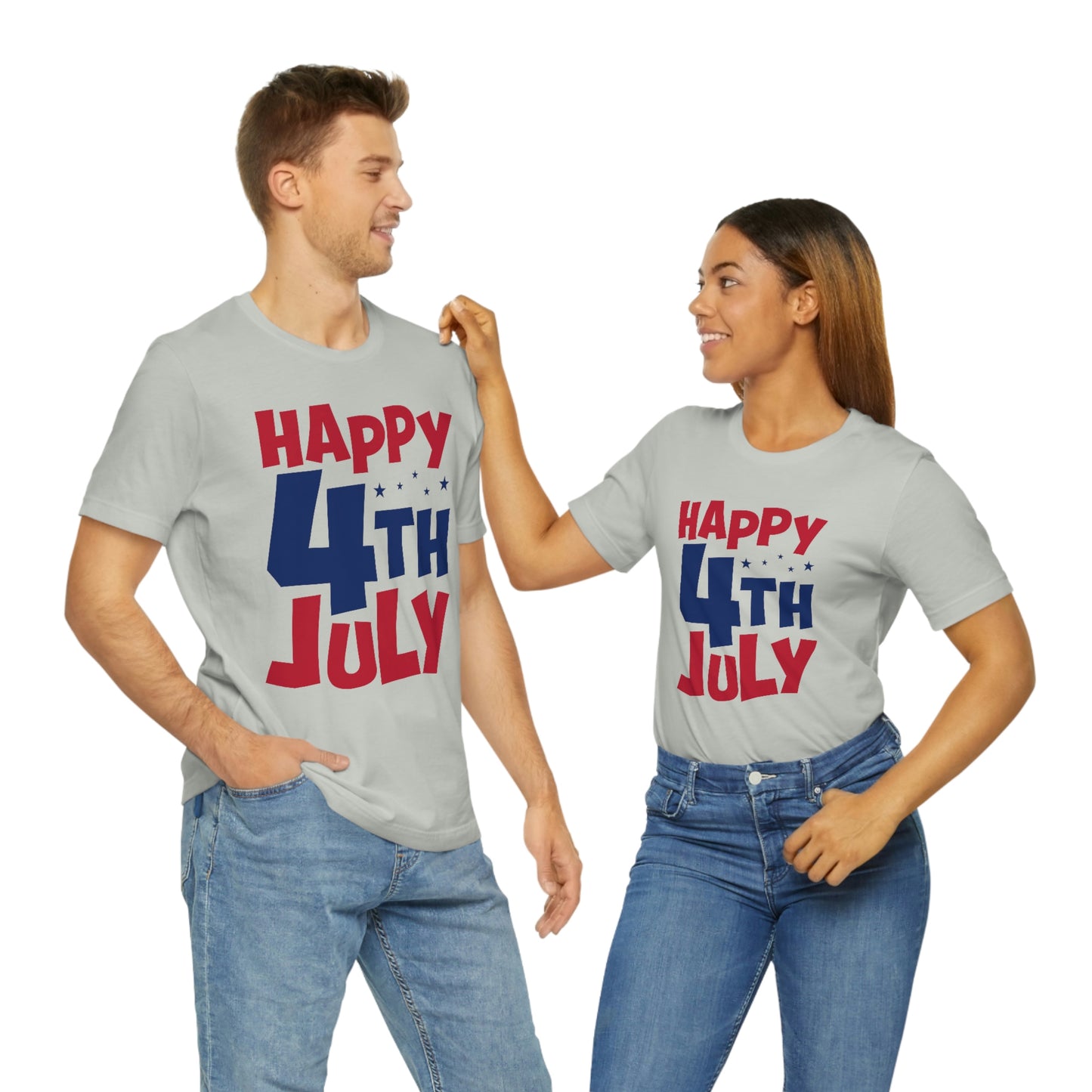 Happy 4th of July Unisex Jersey Short Sleeve Tee