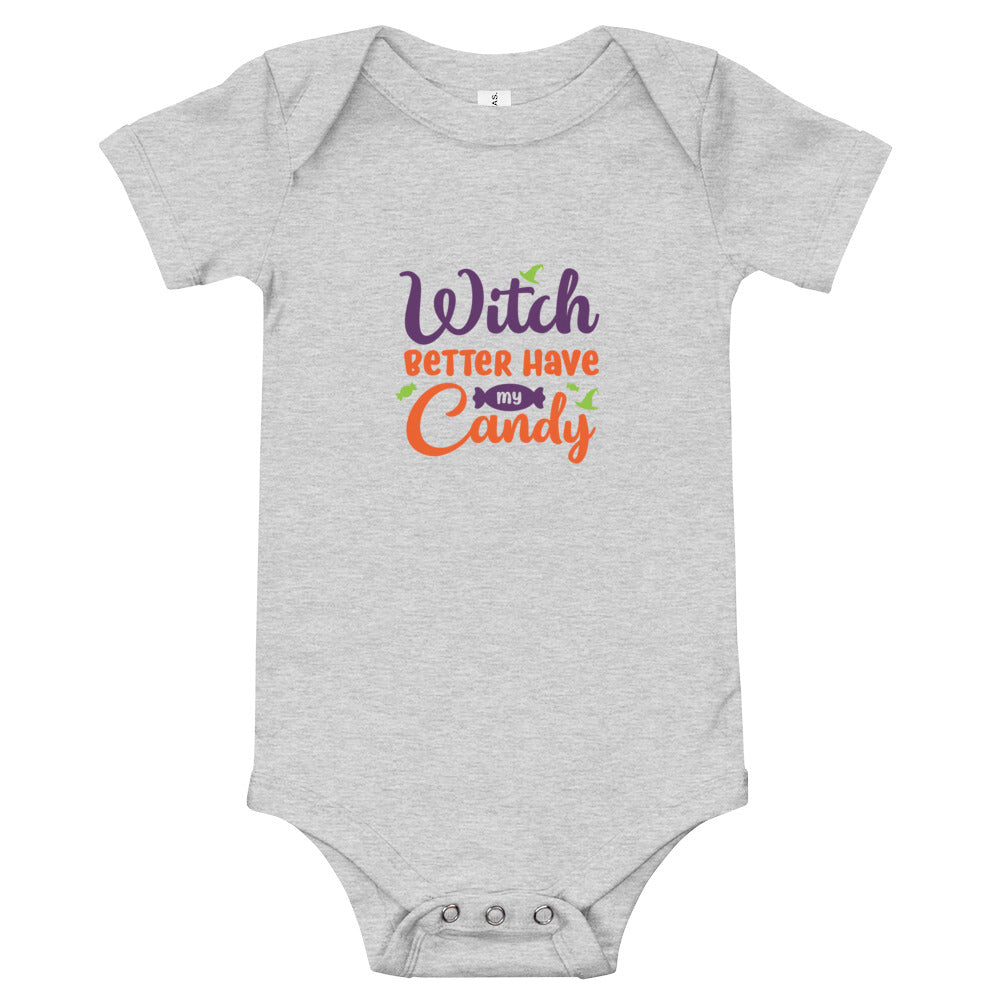 Witch Better Have Candy Baby short sleeve one piece