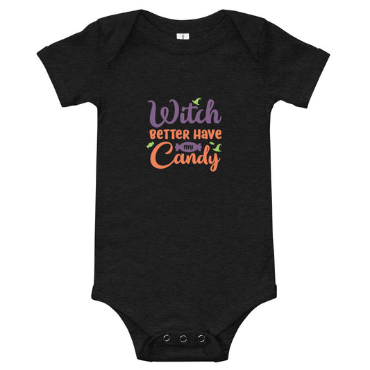 Witch Better Have Candy Baby short sleeve one piece