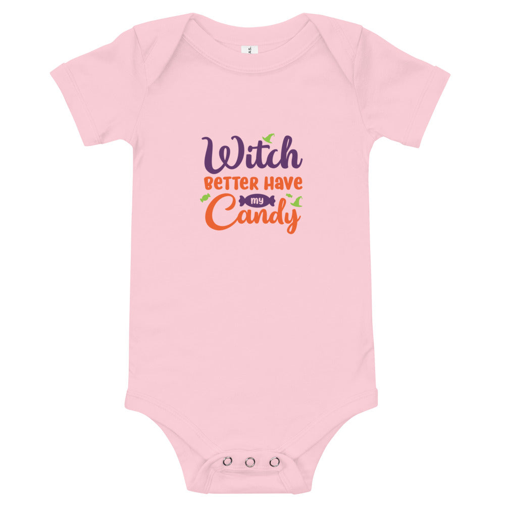 Witch Better Have Candy Baby short sleeve one piece