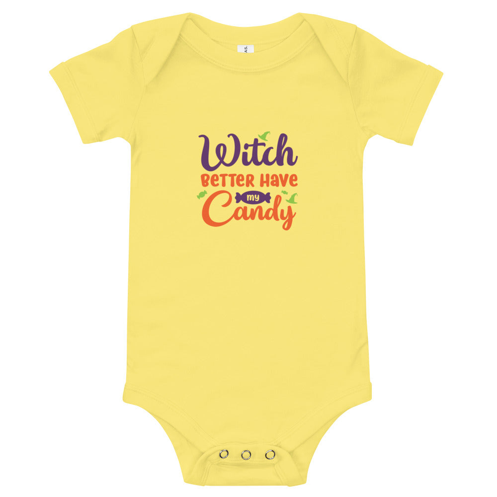 Witch Better Have Candy Baby short sleeve one piece