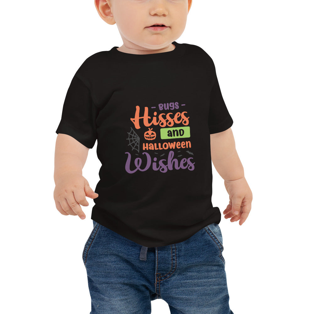 Bug Hisses and Halloween Wishes Baby Tshirt