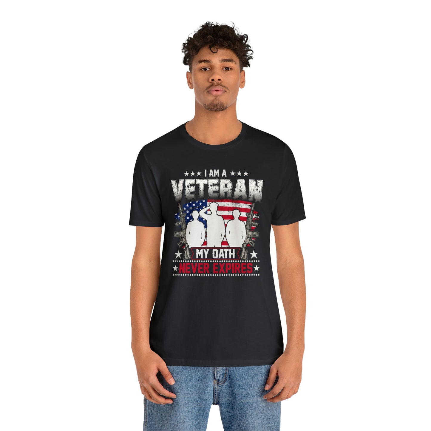 I am a Veteran My Oath Never Expires Short Sleeve T-shirt